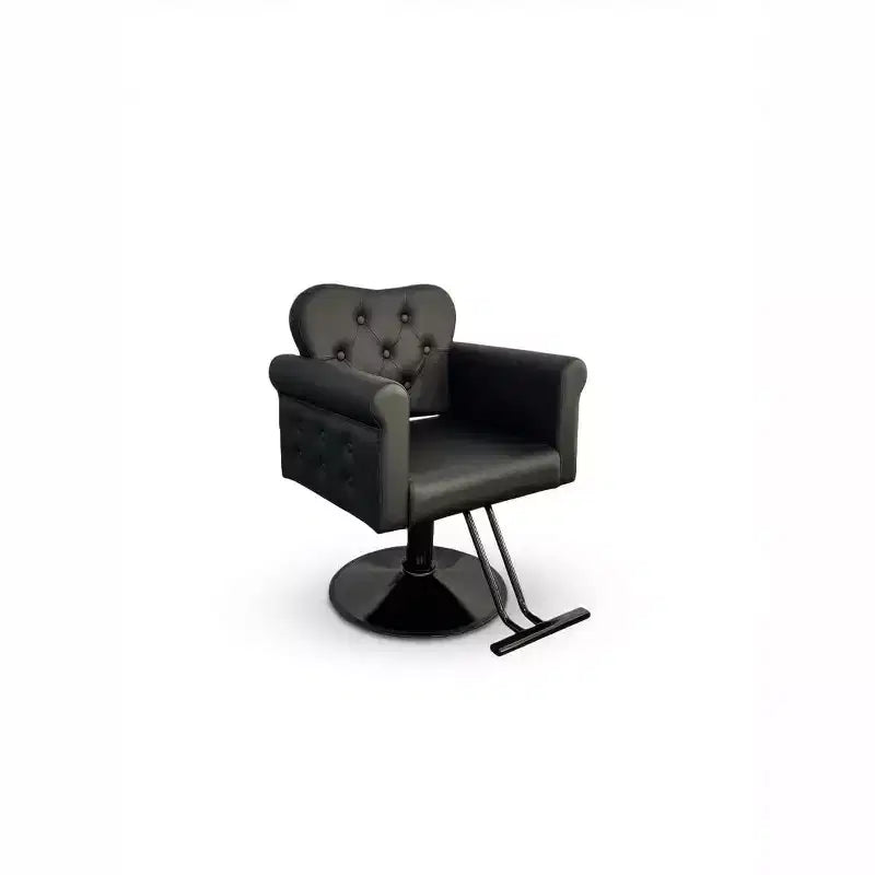 Salon Recliner Chair, 360 Swivel, Ergonomic Design, Sturdy Metal Round Base, Easy to Clean, Supports 330 LBS, for Home, Living Room