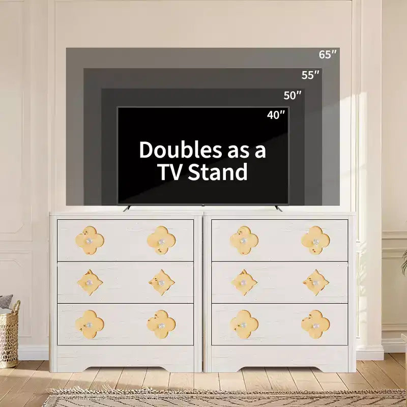 Commode haute à 5 tiroirs cannelés, Grande armoire de rangement de chambre avec tiroirs décoratifs en rotin Bohème, Organisateur de vêtements pour chambre à coucher, chambre de bébé et salon
