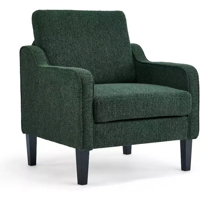 VINGLI Fauteuil d'appoint pour Salon, Fauteuil de Lecture pour Chambre, Fauteuil à accoudoirs incurvés, Fauteuils d'appoint Modernes du Milieu du Siècle, Fauteuil Rembourré Confortable