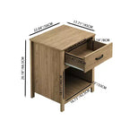 Rangement tiroir de table de nuit minimaliste (W808P389331)