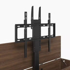 Meuble TV console de jeu Famapy avec élévateur caché, peut accueillir jusqu'à 50 écrans, rangement intégré, deux trous pour câbles, gain de place pour le jeu à domicile et le salon