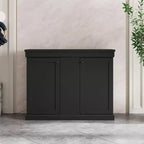 Meuble TV console de jeu Famapy avec élévateur caché, peut accueillir jusqu'à 50 écrans, rangement intégré, deux trous pour câbles, gain de place pour le jeu à domicile et le salon