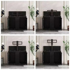 Meuble TV console de jeu Famapy avec élévateur caché, peut accueillir jusqu'à 50 écrans, rangement intégré, deux trous pour câbles, gain de place pour le jeu à domicile et le salon