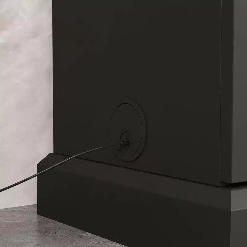 Meuble TV console de jeu Famapy avec élévateur caché, peut accueillir jusqu'à 50 écrans, rangement intégré, deux trous pour câbles, gain de place pour le jeu à domicile et le salon
