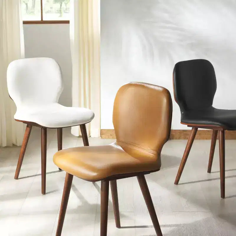 Chaise de salle à manger Tazmyn - SFV4157 - Blanc/Noyer - Safavieh Couture