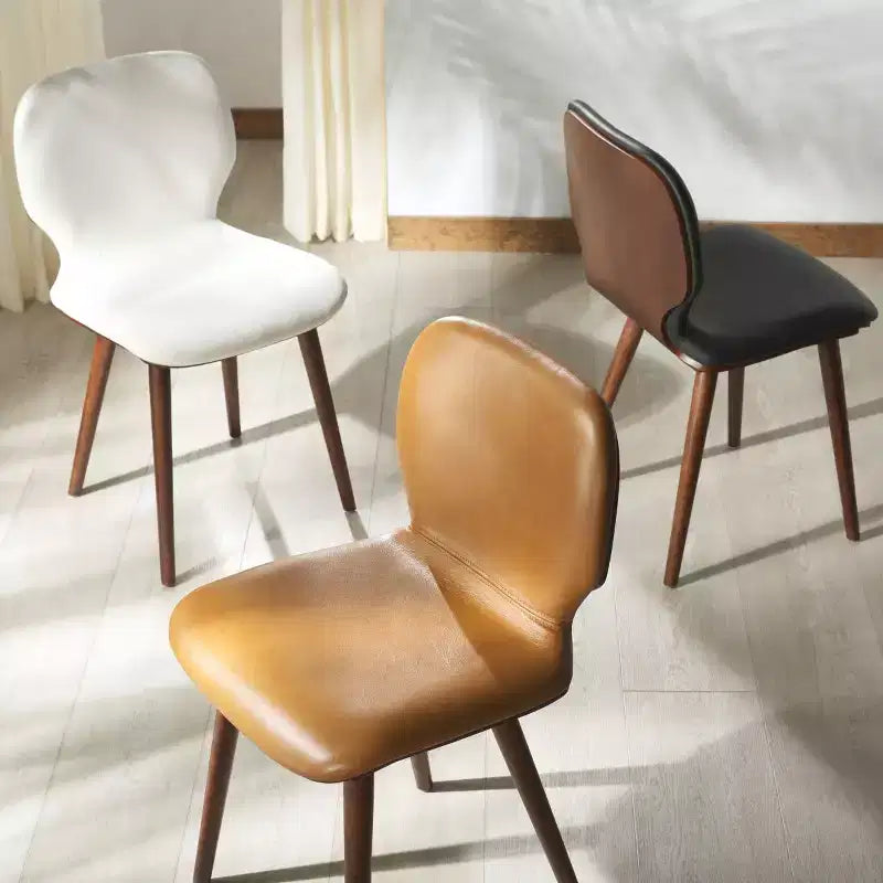 Chaise de salle à manger Tazmyn - SFV4157 - Blanc/Noyer - Safavieh Couture