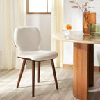 Chaise de salle à manger Tazmyn - SFV4157 - Blanc/Noyer - Safavieh Couture