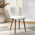 Chaise de salle à manger Tazmyn - SFV4157 - Blanc/Noyer - Safavieh Couture