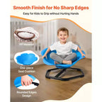Chaise Pivotante pour Enfants VEVOR, Capacité 100 kg, Chaise Tournante Sensorielle Cylindrique avec Base Métallique Antidérapante, Siège Rotatif pour Tout-petits, Bleu