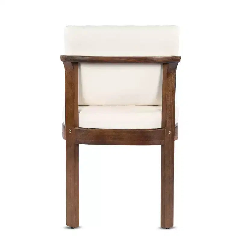 Chaises de salle à manger sans accoudoirs Christopher Knight Home Grayson en bois d'acacia moderne pour patio avec coussins