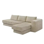 Canapé d'angle en chenille moderne Orai 113 de Christopher Knight Home avec coussins double couche