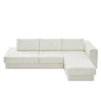 Canapé d'angle en chenille moderne Orai 113 de Christopher Knight Home avec coussins double couche