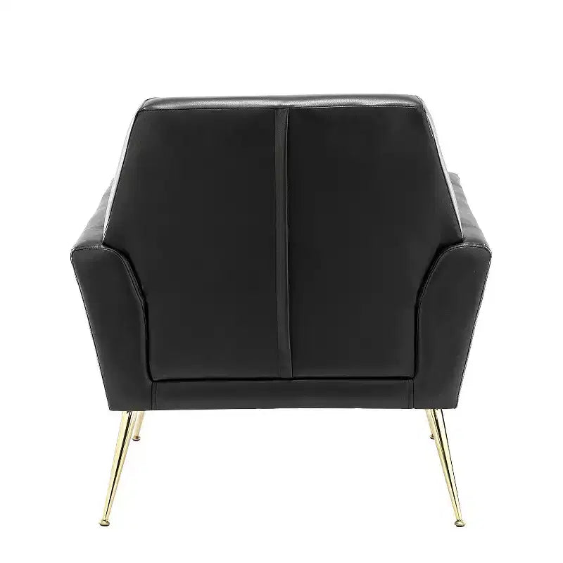Lot de 2 fauteuils d'appoint contemporains en bois rembourrés Maris avec capitonnage pour chambre à coucher et salon | ART OF LIVING DESIGNS