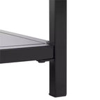 Table d'appoint Hodge Metal à 3 étagères - SFV9557 - Noir - Safavieh Couture