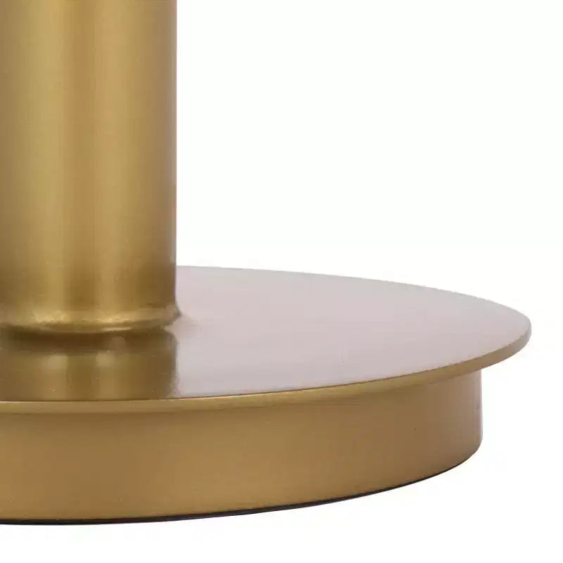 Table d'appoint Branxton à plateau en marbre - SFV7917 - Laiton/Blanc - Safavieh Couture