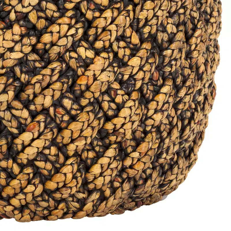 Table d'appoint Bayley Waterhyacinth Storage - CWK2011 - Naturel/Marron foncé - Safavieh Couture