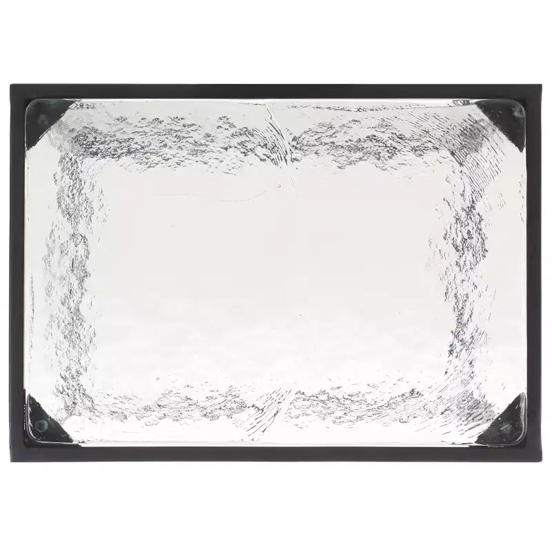 Table d'appoint en verre coulé Ferguson - SFV7911 - Noir/Transparent - Safavieh Couture