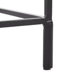 Table d'appoint en verre coulé Ferguson - SFV7911 - Noir/Transparent - Safavieh Couture