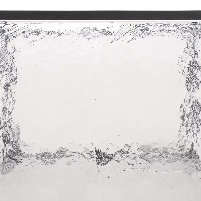Table d'appoint en verre coulé Ferguson - SFV7911 - Noir/Transparent - Safavieh Couture