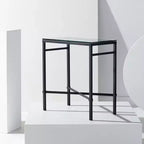 Table d'appoint en verre Viggo - AMH8300 - Noir - Safavieh Couture