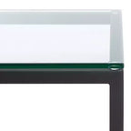 Table d'appoint en verre Viggo - AMH8300 - Noir - Safavieh Couture