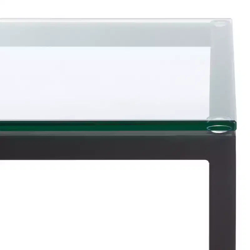 Table d'appoint en verre Viggo - AMH8300 - Noir - Safavieh Couture