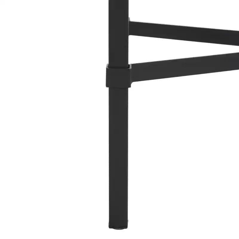 Table d'appoint en verre Viggo - AMH8300 - Noir - Safavieh Couture