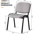 Lot de 5 chaises en maille Karl Home pour église et salle de conférence
