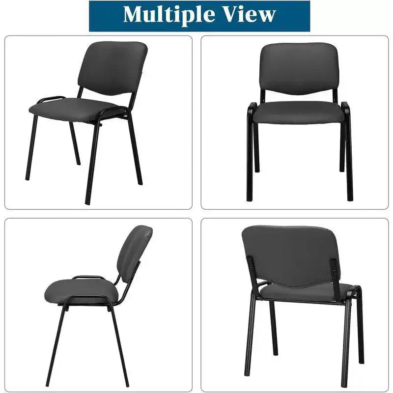 Lot de 5 chaises empilables en polyuréthane Karl Home pour salle d'attente et salle de conférence