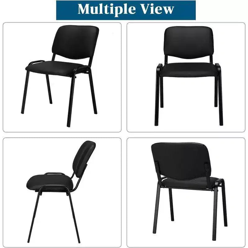 Lot de 5 chaises empilables en polyuréthane Karl Home pour salle d'attente et salle de conférence