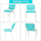 Lot de 5 chaises empilables en polyuréthane Karl Home pour salle d'attente et salle de conférence