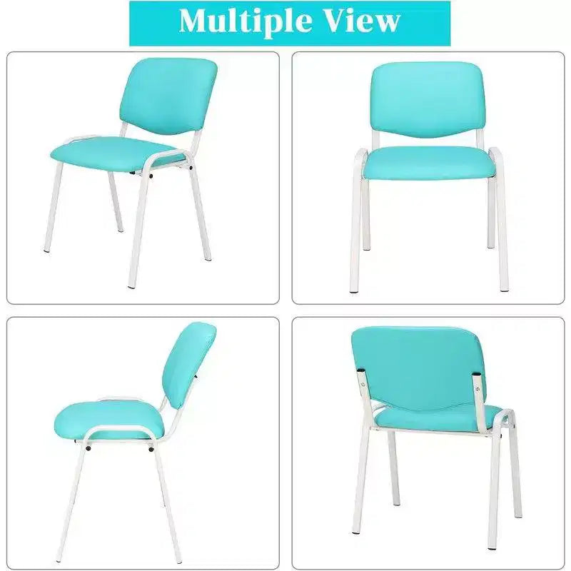 Lot de 5 chaises empilables en polyuréthane Karl Home pour salle d'attente et salle de conférence