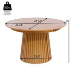 Ensemble de salle à manger extensible 5 pièces Christopher Knight Home Bennett Mid-Century Modern en bois avec table et 4 chaises rembourrées à dossier en rotin