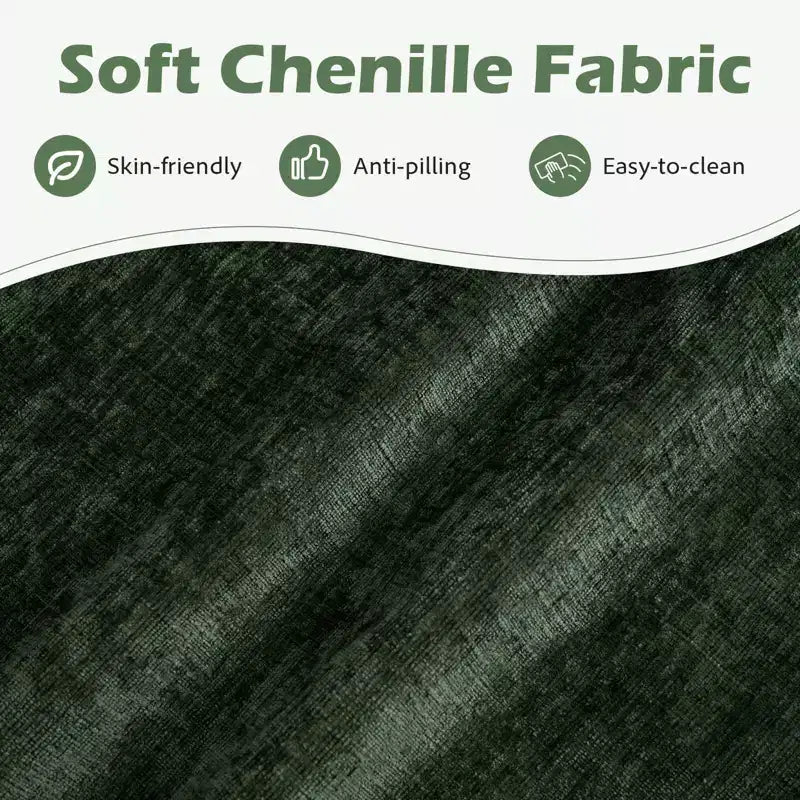 Canapé d'angle Costway, canapé en U avec double méridienne, accoudoirs rembourrés pour la maison Beige/Vert/Gris