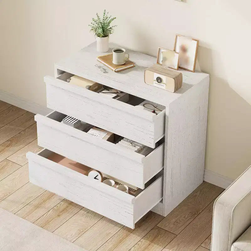 Table de chevet haute en chêne naturel - Table de chevet moderne pour chambre à coucher, chambre d'enfant et salon