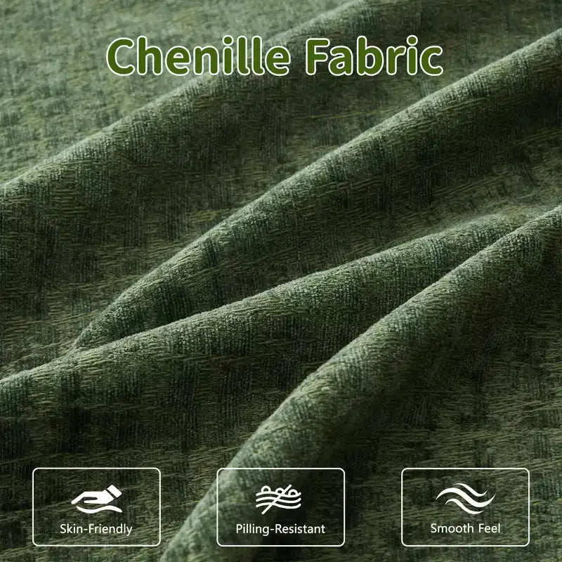 Canapé d'angle modulaire en chenille GDFStudio Havenridge 107 U