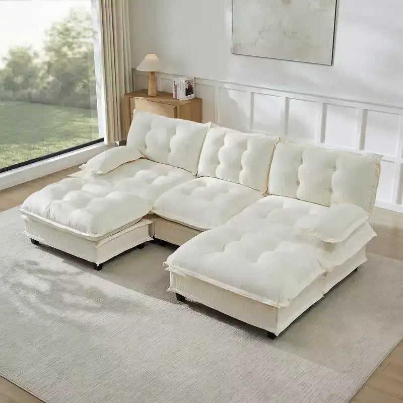 GDFStudio Havenridge Modular 107  U Chenille Sectional Sofa