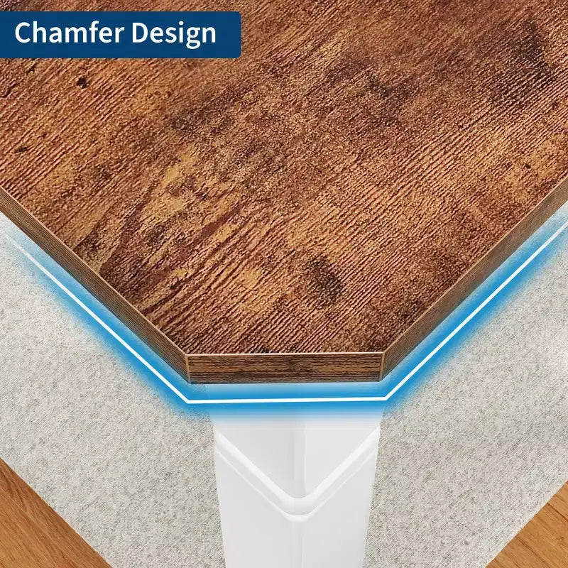 Table à manger industrielle pour 4 à 6 personnes, table de cuisine rectangulaire de 200 cm de long avec pieds en métal, table à manger robuste pour la cuisine, sans chaises