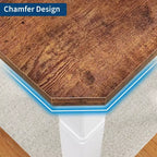 Table à manger industrielle pour 4 à 6 personnes, table de cuisine rectangulaire de 200 cm de long avec pieds en métal, table à manger robuste pour la cuisine, sans chaises