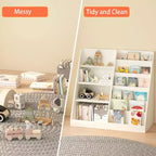Meuble de rangement pour enfants FurnitureR, bibliothèque à 5 niveaux avec rangement ouvert, étagère de rangement en MDF pour salle de jeux, chambre d'enfant, salle de classe