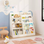 Meuble de rangement pour enfants FurnitureR, bibliothèque à 5 niveaux avec rangement ouvert, étagère de rangement en MDF pour salle de jeux, chambre d'enfant, salle de classe