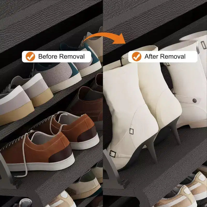 Meuble à chaussures en bois avec 3 tiroirs basculants, étagère réglable, rangement de chaussures caché pour entrée, couloir, salon