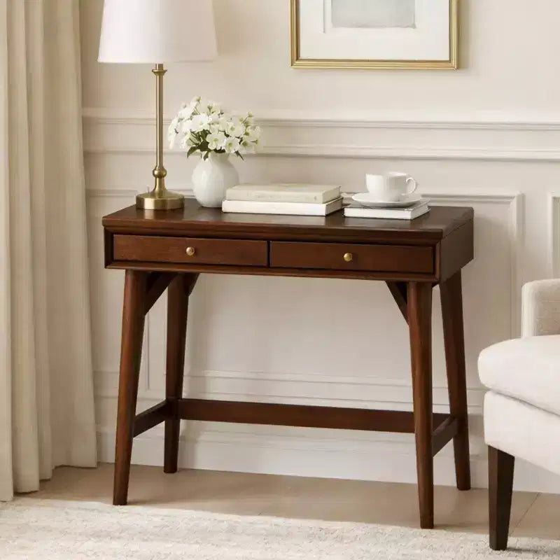 
                            Flynn Mini Desk, Walnut
                          