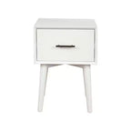Table d'appoint Flynn, blanche