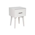 Table d'appoint Flynn, blanche