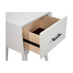 Table d'appoint Flynn, blanche