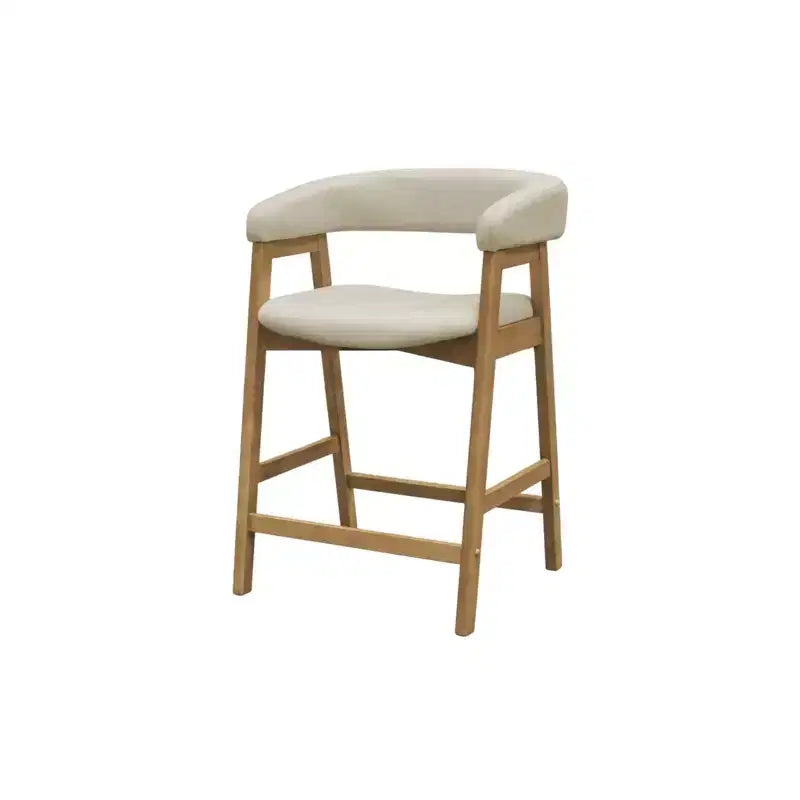 Chaises de comptoir Cove, Naturel (Lot de 2)