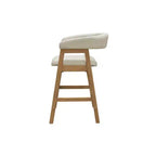 Chaises de comptoir Cove, Naturel (Lot de 2)