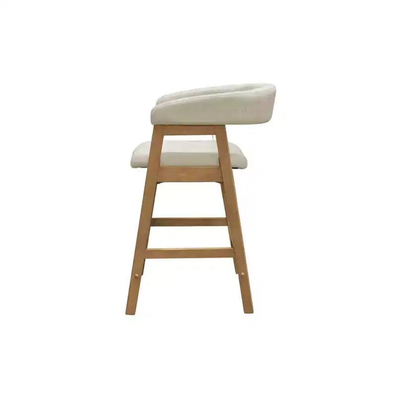 Chaises de comptoir Cove, Naturel (Lot de 2)
