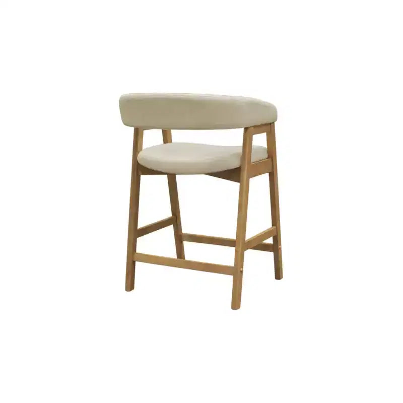Chaises de comptoir Cove, Naturel (Lot de 2)